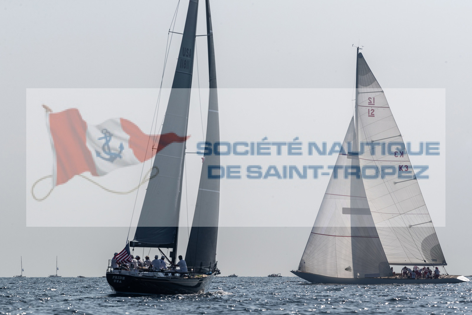 05 10 2023, Saint-Tropez (FRA,83), Les Voiles de Saint-Tropez 2023, Race Day 5, Défi Pride Vs Ikra