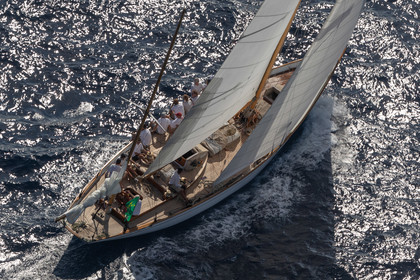 03 10 2023, Saint-Tropez (FRA,83), Les Voiles de Saint-Tropez 2023, Race Day 3, Trophée Rolex, Varuna 1939