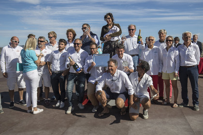 06 10 2017, Saint-Tropez (FRA,83), Les Voiles de Saint-Tropez 2017, jour , Remise des prix