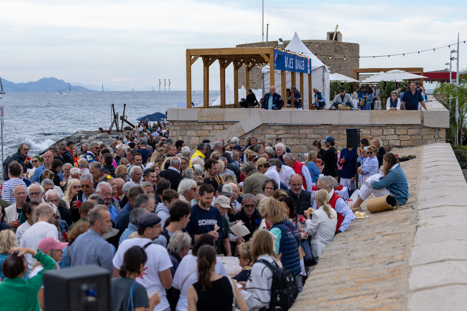 28 09 2025, Saint-Tropez (FRA), Les Voiles de Saint-Tropez 2025, Last training day and village opening 28 09 2025, Saint-Tropez (FRA), Les Voiles de Saint-Tropez 2025, Last training day and village opening