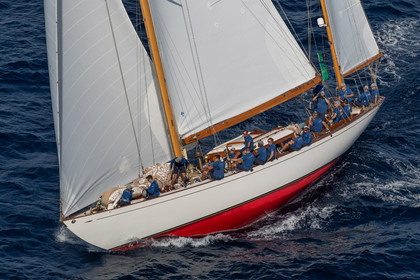 03 10 2023, Saint-Tropez (FRA,83), Les Voiles de Saint-Tropez 2023, Race Day 3, Trophée Rolex, Baruna