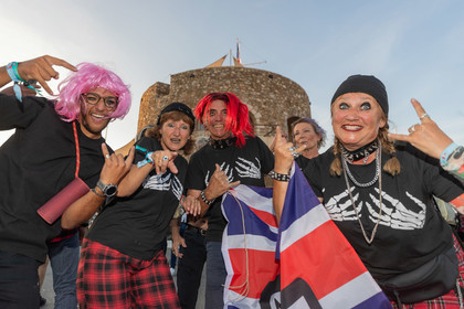 05 10 2023, Saint-Tropez (FRA,83), Les Voiles de Saint-Tropez 2023, RAce Day 5, Défilé des équipages