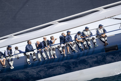 02 10 2022, Saint-Tropez (FRA,83), Voiles de Saint-Tropez 2022,  entraînement des maxis