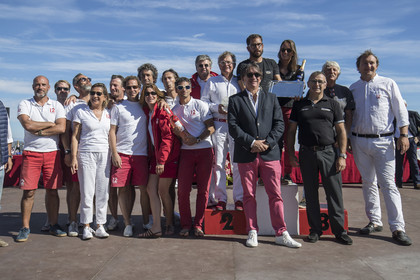 06 10 2017, Saint-Tropez (FRA,83), Les Voiles de Saint-Tropez 2017, jour , Remise des prix