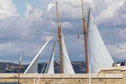 25 09 2022, Saint-Tropez (FRA, 83), Les Voiles de Saint-Tropez 2022, Arrivée des bateaux et de la Coupe d'Automne du Yacht Club de France