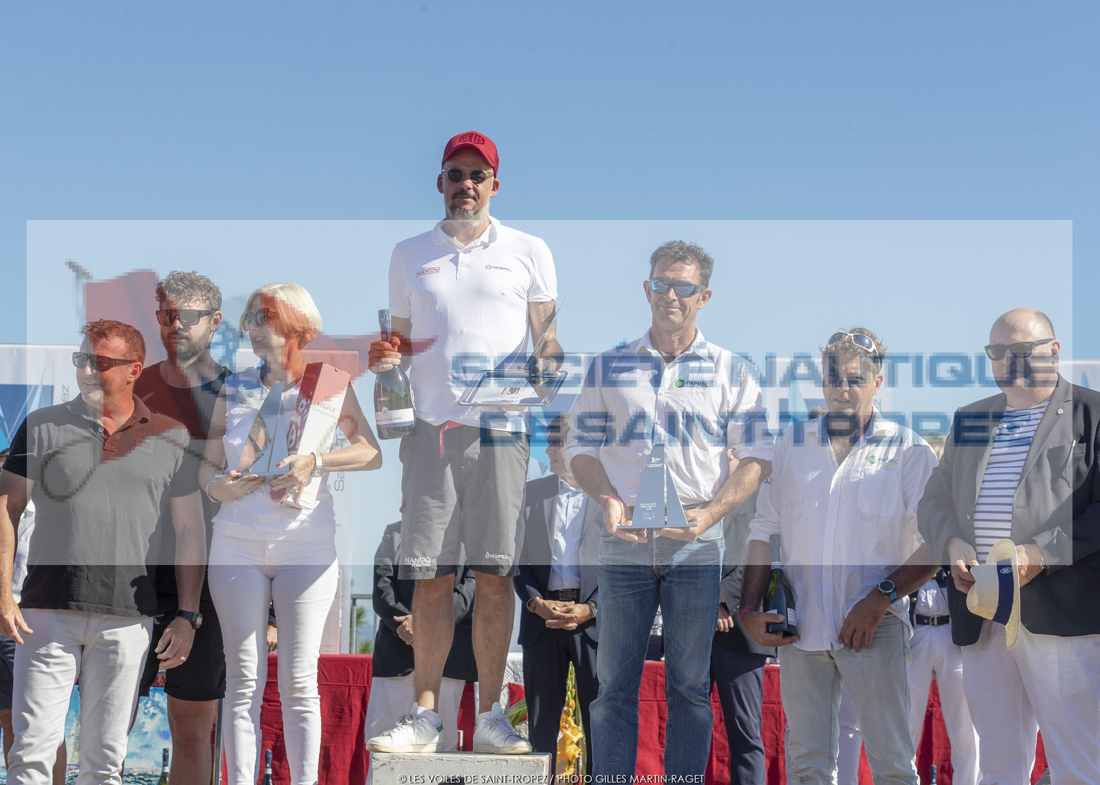 06 10 2019, Saint-Tropez (FRA,83), Les Voiles de Saint-Tropez 2019, day 7, prizegiving 06 10 2019, Saint-Tropez (FRA,83), Les Voiles de Saint-Tropez 2019, day 7, prizegiving