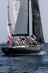 05 10 2023, Saint-Tropez (FRA,83), Les Voiles de Saint-Tropez 2023, Race Day 5, Défi Pride Vs Ikra