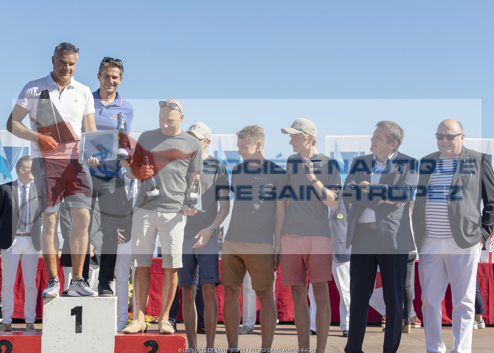 06 10 2019, Saint-Tropez (FRA,83), Les Voiles de Saint-Tropez 2019, day 7, prizegiving 06 10 2019, Saint-Tropez (FRA,83), Les Voiles de Saint-Tropez 2019, day 7, prizegiving