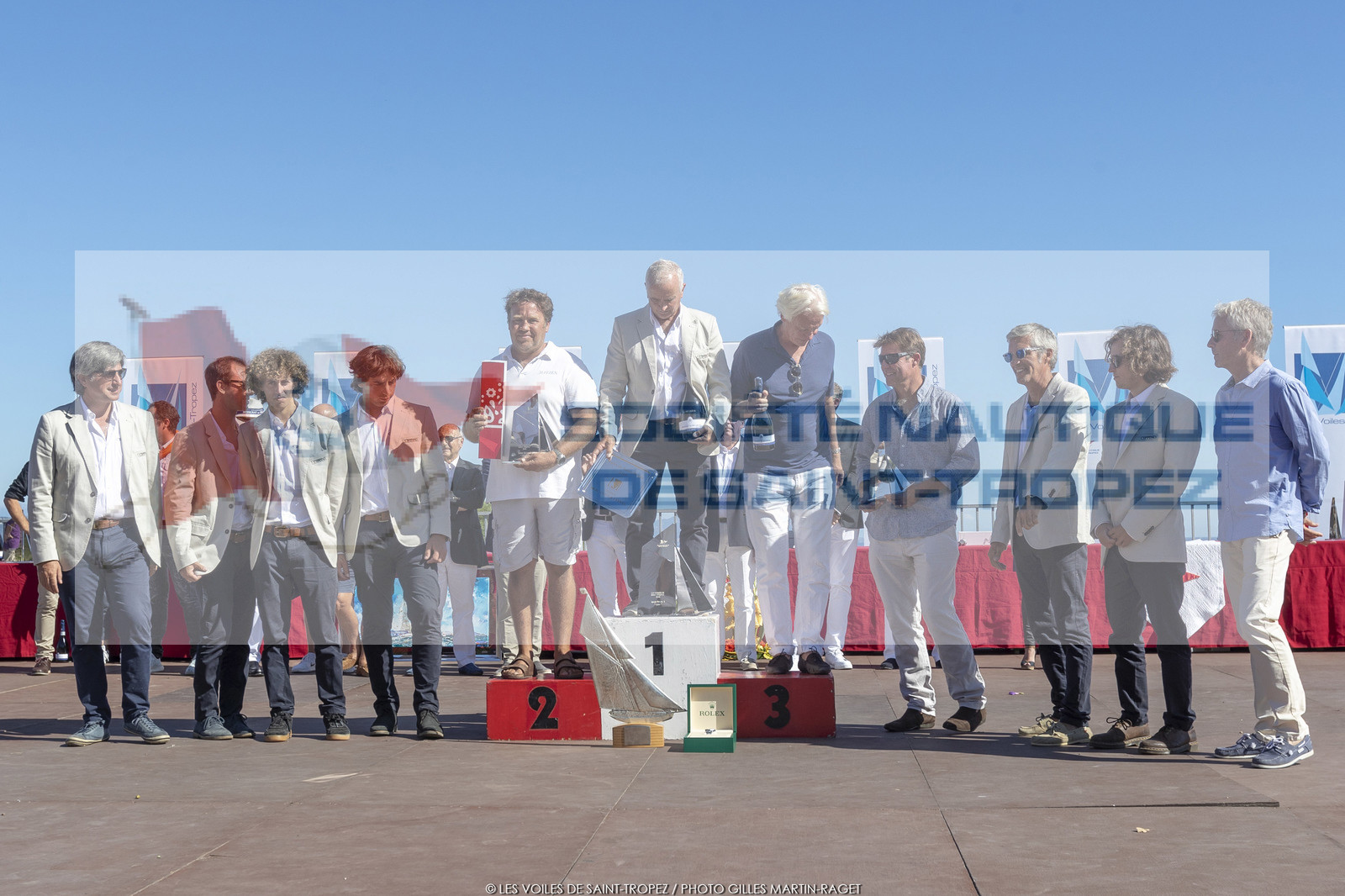06 10 2019, Saint-Tropez (FRA,83), Les Voiles de Saint-Tropez 2019, day 7, prizegiving 06 10 2019, Saint-Tropez (FRA,83), Les Voiles de Saint-Tropez 2019, day 7, prizegiving