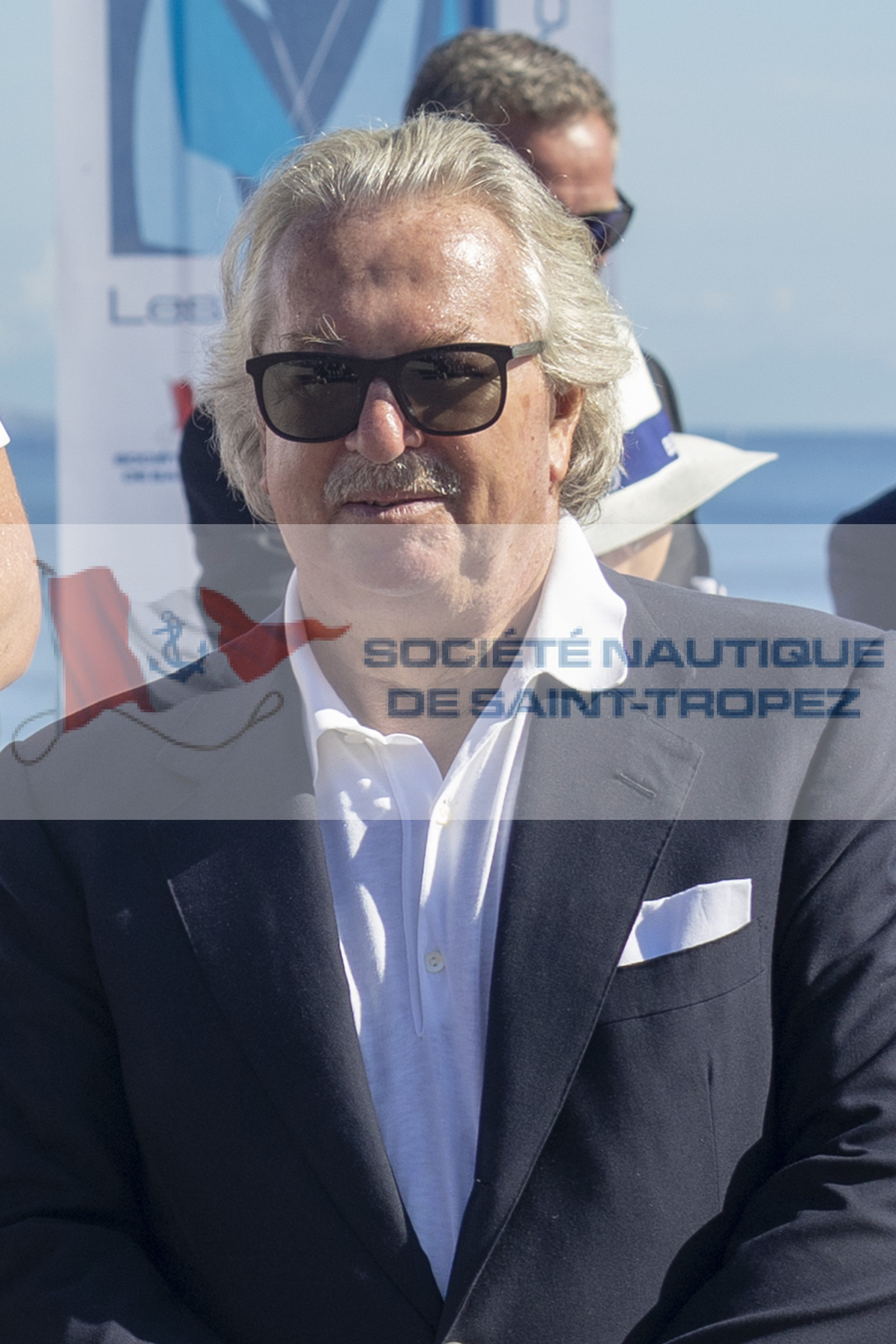06 10 2019, Saint-Tropez (FRA,83), Les Voiles de Saint-Tropez 2019, day 7, prizegiving, Pier Luigi Loro Piana 06 10 2019, Saint-Tropez (FRA,83), Les Voiles de Saint-Tropez 2019, day 7, prizegiving, Pier Luigi Loro Piana