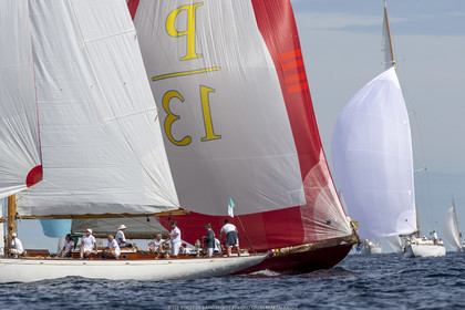 30 09 2022, Saint-Tropez (FRA,83), Voiles de Saint-Tropez 2022, Jour 7, régtes de petit temps