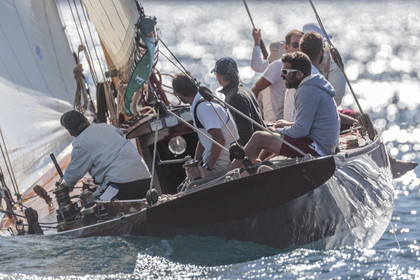 26 09 2020, Saint-Tropez (FRA,83), Les Voiles de Saint-Tropez 2020, Day 1, Training, Finish Yacht Club de France Cup Cannes - Saint-Tropez