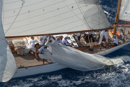 03 10 2023, Saint-Tropez (FRA,83), Les Voiles de Saint-Tropez 2023, Race Day 3, Trophée Rolex, Manitou