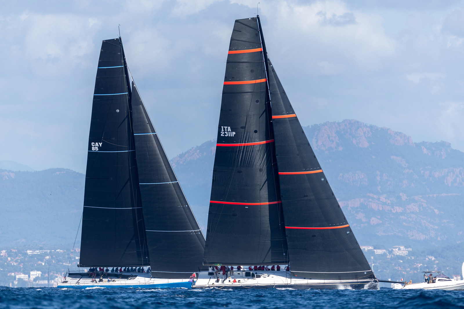 29 09 2024, Saint-Tropez (FRA), Les Voiles de Saint-Tropez 2024, Day 2, Trainings