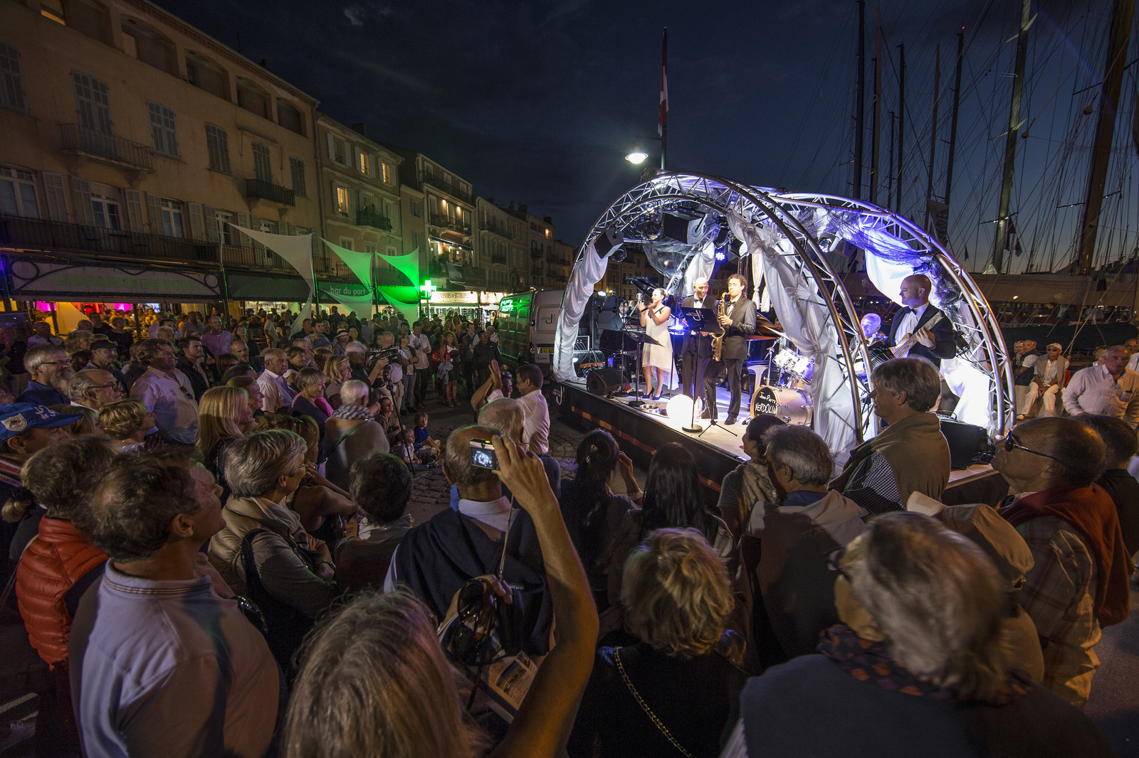 02 10 2014, Saint-Tropez (FRA,83), Voiles de Saint-Tropez 2014, Day 4, défilé des équipages   crew parade 02 10 2014, Saint-Tropez (FRA,83), Voiles de Saint-Tropez 2014, Day 4, défilé des équipages   crew parade