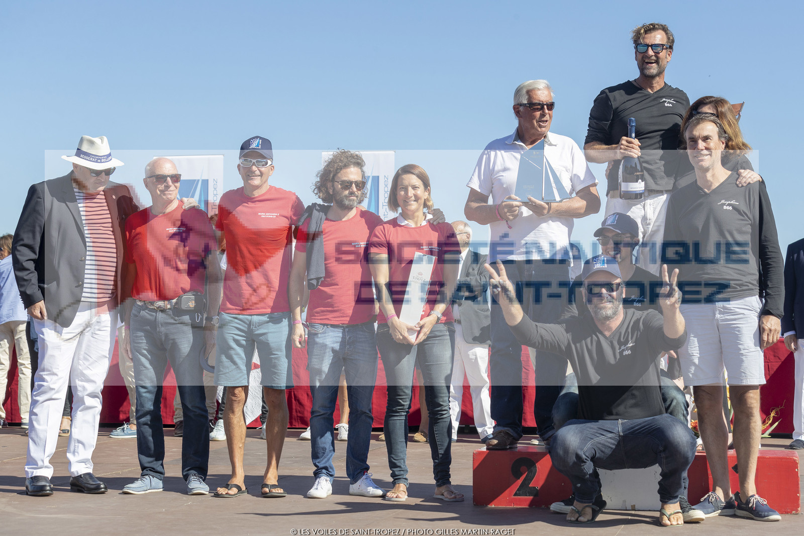 06 10 2019, Saint-Tropez (FRA,83), Les Voiles de Saint-Tropez 2019, day 7, prizegiving 06 10 2019, Saint-Tropez (FRA,83), Les Voiles de Saint-Tropez 2019, day 7, prizegiving
