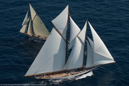 28 09 2016, Saint-Tropez (FRA,83), Voiles de Saint-Tropez 2016, Day 3, Classic fleet, Rolex Trophy, Elena