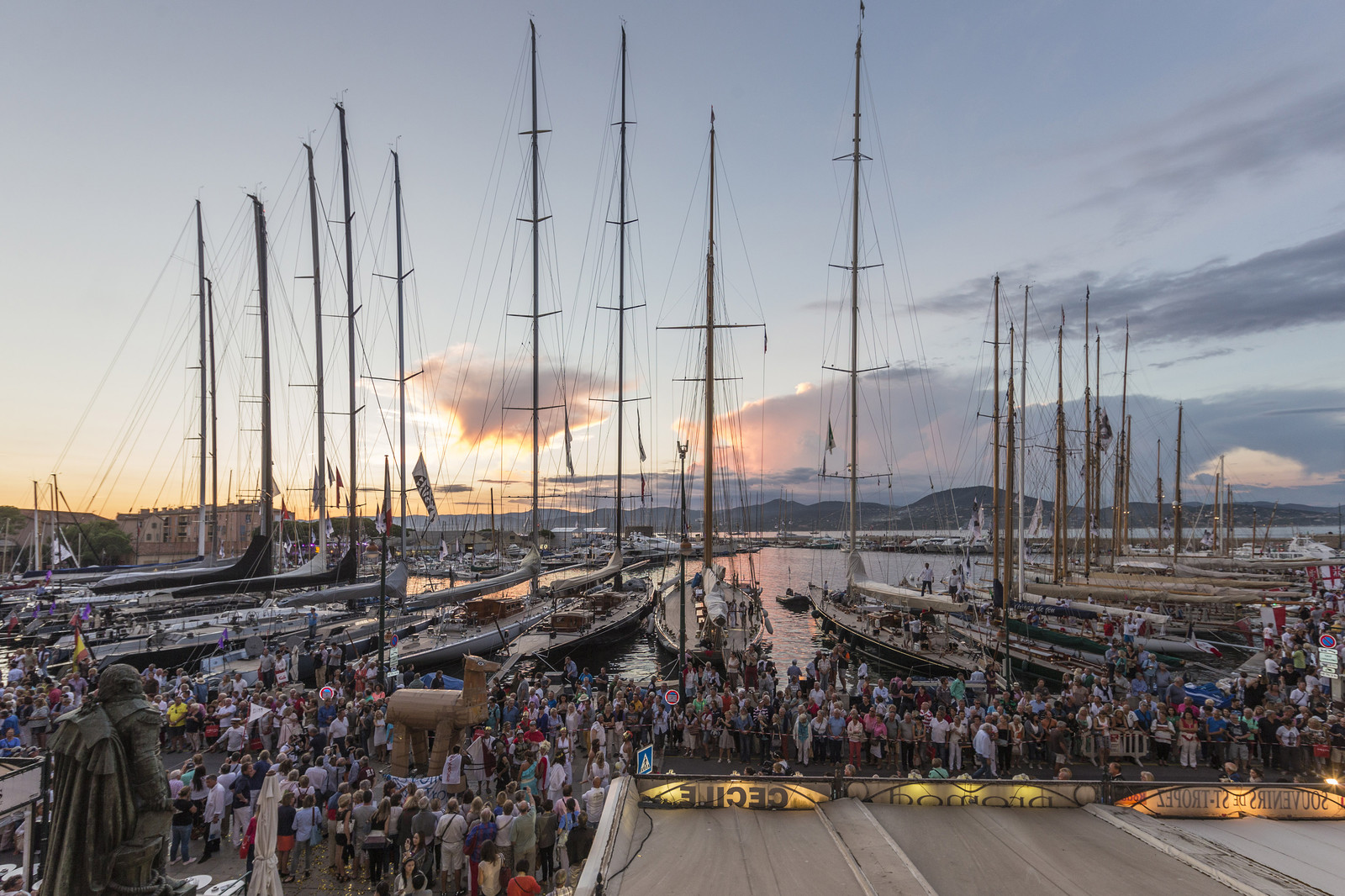 02 10 2014, Saint-Tropez (FRA,83), Voiles de Saint-Tropez 2014, Day 4, défilé des équipages   crew parade 02 10 2014, Saint-Tropez (FRA,83), Voiles de Saint-Tropez 2014, Day 4, défilé des équipages   crew parade