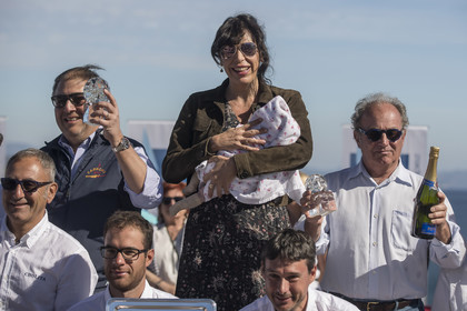 06 10 2017, Saint-Tropez (FRA,83), Les Voiles de Saint-Tropez 2017, jour , Remise des prix