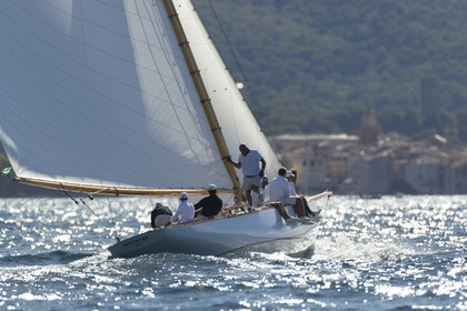 26 09 2020, Saint-Tropez (FRA,83), Les Voiles de Saint-Tropez 2020, Day 1, Training, Finish Yacht Club de France Cup Cannes - Saint-Tropez