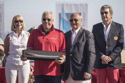 06 10 2017, Saint-Tropez (FRA,83), Les Voiles de Saint-Tropez 2017, jour , Remise des prix