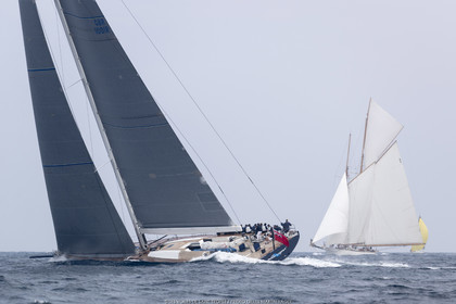 01 10 2017, Saint-Tropez (FRA,83), Les Voiles de Saint-Tropez 2017, Entrainements libres et arrivée de la Coupe du Yacht Club de France