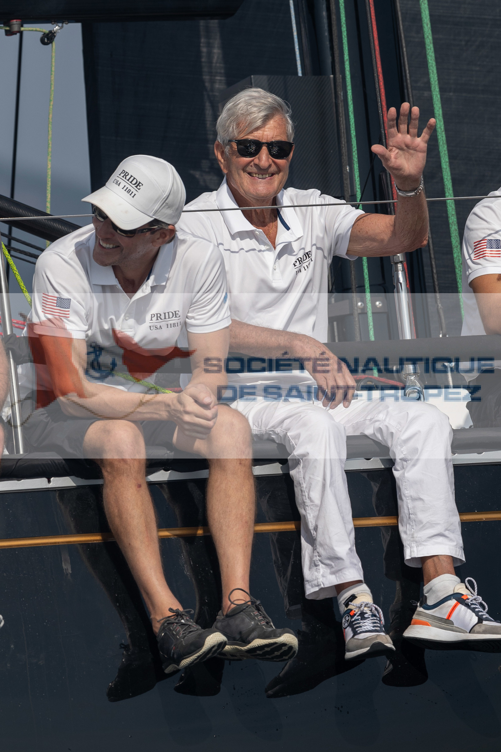 05 10 2023, Saint-Tropez (FRA,83), Les Voiles de Saint-Tropez 2023, Race Day 5, Défi Pride Vs Ikra 05 10 2023, Saint-Tropez (FRA,83), Les Voiles de Saint-Tropez 2023, Race Day 5, Défi Pride Vs Ikra