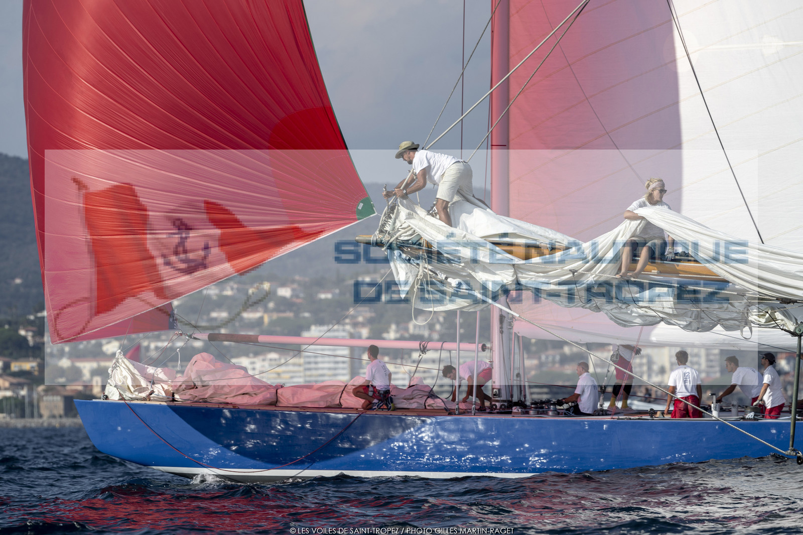 30 09 2018, Saint-Tropez (FRA, 83), Les Voiles de Saint-Tropez 2018, arrivée de Cannes-Saint-Tropez, Coupe du Yacht Club de France 30 09 2018, Saint-Tropez (FRA, 83), Les Voiles de Saint-Tropez 2018, arrivée de Cannes-Saint-Tropez, Coupe du Yacht Club de France
