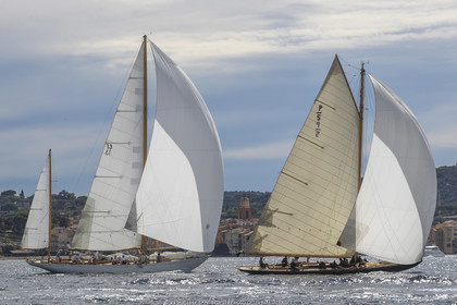 30 09 2022, Saint-Tropez (FRA,83), Voiles de Saint-Tropez 2022, Jour 7, régtes de petit temps