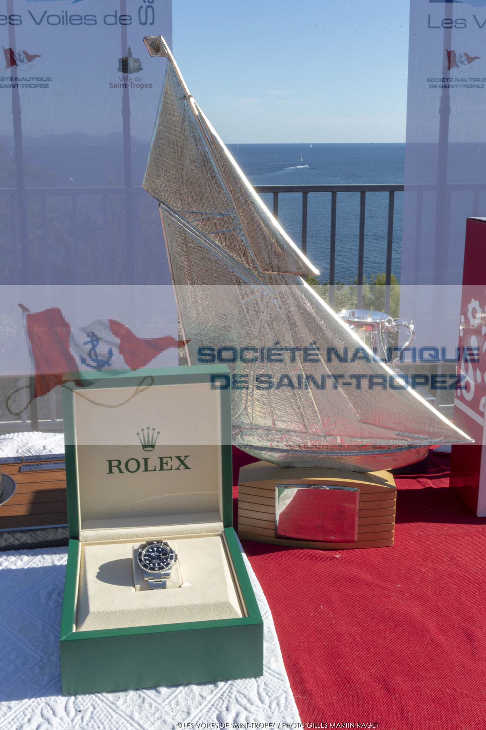 06 10 2019, Saint-Tropez (FRA,83), Les Voiles de Saint-Tropez 2019, day 7, prizegiving 06 10 2019, Saint-Tropez (FRA,83), Les Voiles de Saint-Tropez 2019, day 7, prizegiving