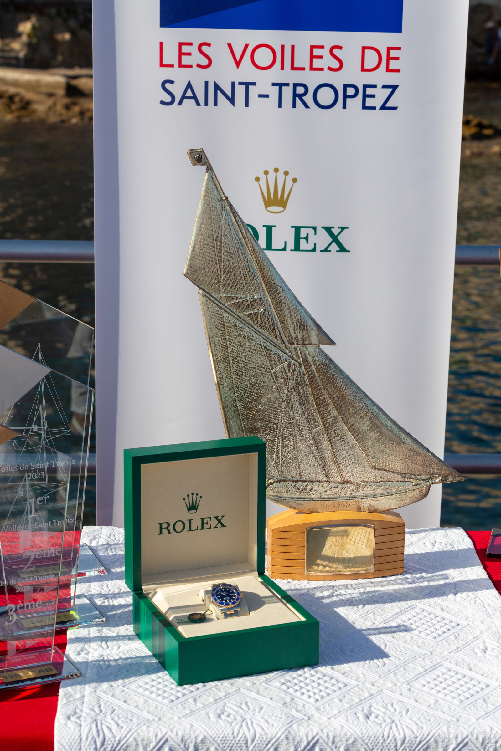 08 10 2023, Saint-Tropez (FRA,83), Les Voiles de Saint-Tropez 2023, Prizegiving classics and moderns