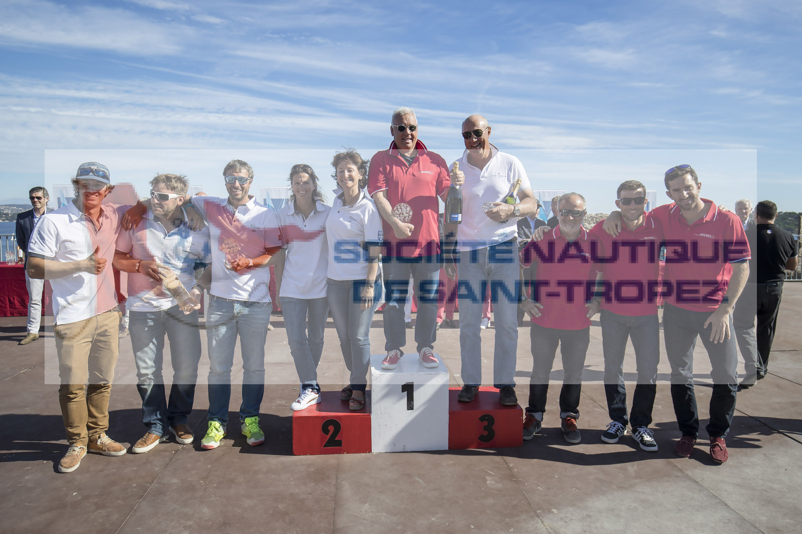 06 10 2017, Saint-Tropez (FRA,83), Les Voiles de Saint-Tropez 2017, jour , Remise des prix