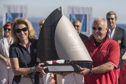 06 10 2017, Saint-Tropez (FRA,83), Les Voiles de Saint-Tropez 2017, jour , Remise des prix