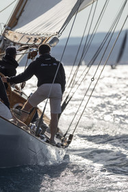 25 09 2022, Saint-Tropez (FRA, 83), Les Voiles de Saint-Tropez 2022, Arrivée des bateaux et de la Coupe d'Automne du Yacht Club de France, Oiseau de Feu
