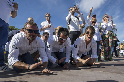 06 10 2017, Saint-Tropez (FRA,83), Les Voiles de Saint-Tropez 2017, jour , Remise des prix