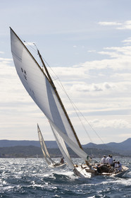 26 09 2020, Saint-Tropez (FRA,83), Les Voiles de Saint-Tropez 2020, Day 1, Training, Finish Yacht Club de France Cup Cannes - Saint-Tropez