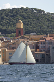26 09 2020, Saint-Tropez (FRA,83), Les Voiles de Saint-Tropez 2020, Day 1, Training, Finish Yacht Club de France Cup Cannes - Saint-Tropez