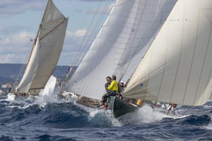 29  2022, Saint-Tropez (FRA,83), Les Voiles de Saint-Tropez 2022, journée des défis, course de centenaires