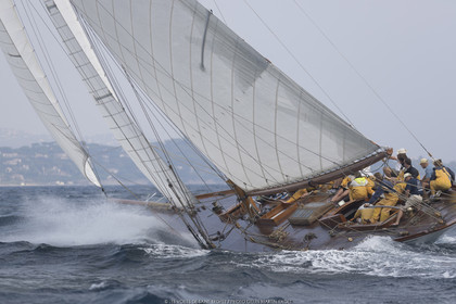 01 10 2017, Saint-Tropez (FRA,83), Les Voiles de Saint-Tropez 2017, Entrainements libres et arrivée de la Coupe du Yacht Club de France