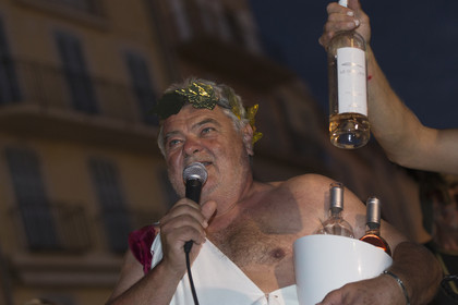 02 10 2014, Saint-Tropez (FRA,83), Voiles de Saint-Tropez 2014, Day 4, défilé des équipages   crew parade