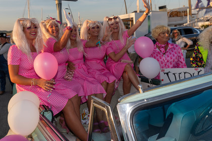 05 10 2023, Saint-Tropez (FRA,83), Les Voiles de Saint-Tropez 2023, RAce Day 5, Défilé des équipages