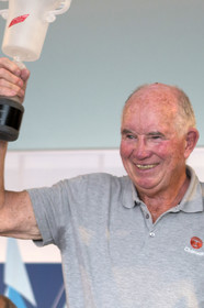 05 10 2014, Saint-Tropez (FRA,83), Voiles de Saint-Tropez 2014, Day 8, Prizegiving, Graham Walker (owner)