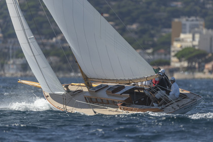 26 09 2020, Saint-Tropez (FRA,83), Les Voiles de Saint-Tropez 2020, Day 1, Training, Finish Yacht Club de France Cup Cannes - Saint-Tropez