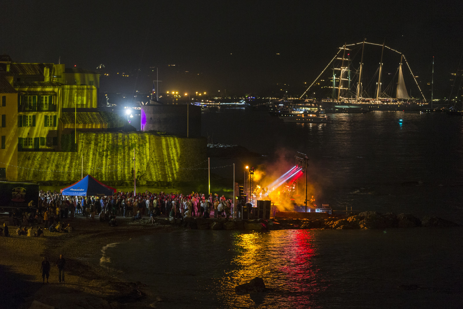 02 10 2014, Saint-Tropez (FRA,83), Voiles de Saint-Tropez 2014, Day 6, Fête des équipages   Crew party 02 10 2014, Saint-Tropez (FRA,83), Voiles de Saint-Tropez 2014, Day 6, Fête des équipages   Crew party