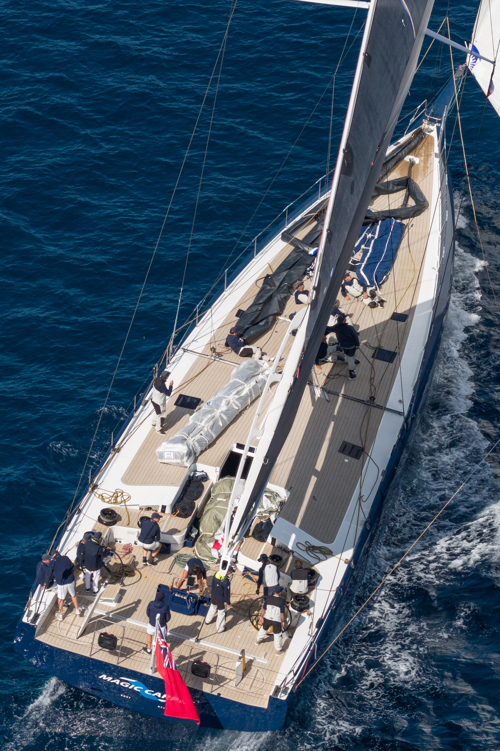 27 09 2025, Saint-Tropez (FRA), Voiles de Saint-Tropez 2025, Trainings, Magic Carpet E 27 09 2025, Saint-Tropez (FRA), Voiles de Saint-Tropez 2025, Trainings, Magic Carpet E