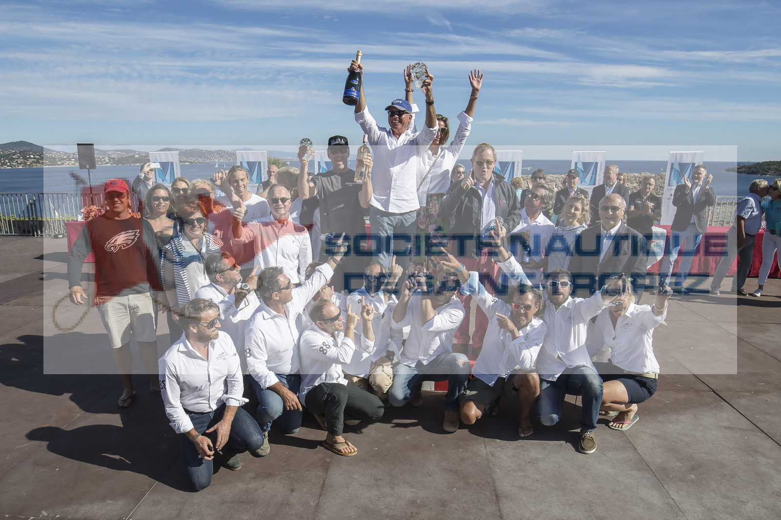 06 10 2017, Saint-Tropez (FRA,83), Les Voiles de Saint-Tropez 2017, jour , Remise des prix 06 10 2017, Saint-Tropez (FRA,83), Les Voiles de Saint-Tropez 2017, jour , Remise des prix