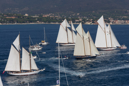 29 09 2016, Saint-Tropez (FRA,83), Voiles de Saint-Tropez 2016, Day 4, Challenge day, Puritan, Germania, Mariette, Elena