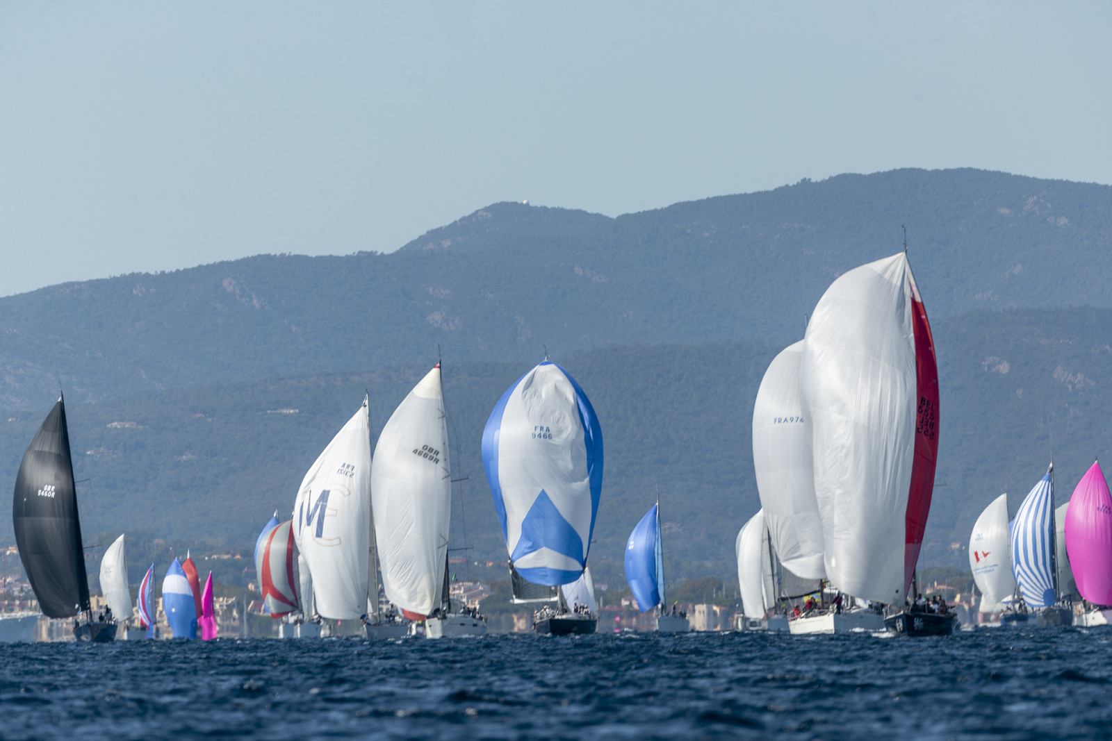 26 09 2022, Saint-Tropez (FRA,83), Voiles de Saint-Tropez 2022, Premier jour de course pour les IRC - ENtraînements pour les classiques 26 09 2022, Saint-Tropez (FRA,83), Voiles de Saint-Tropez 2022, Premier jour de course pour les IRC - ENtraînements pour les classiques