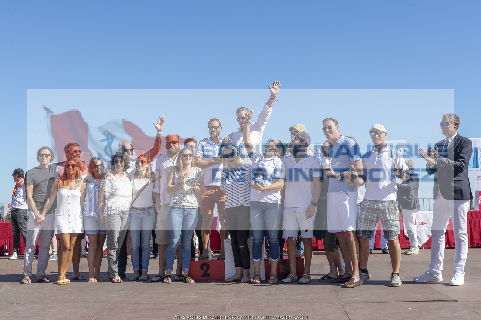 06 10 2019, Saint-Tropez (FRA,83), Les Voiles de Saint-Tropez 2019, day 7, prizegiving 06 10 2019, Saint-Tropez (FRA,83), Les Voiles de Saint-Tropez 2019, day 7, prizegiving