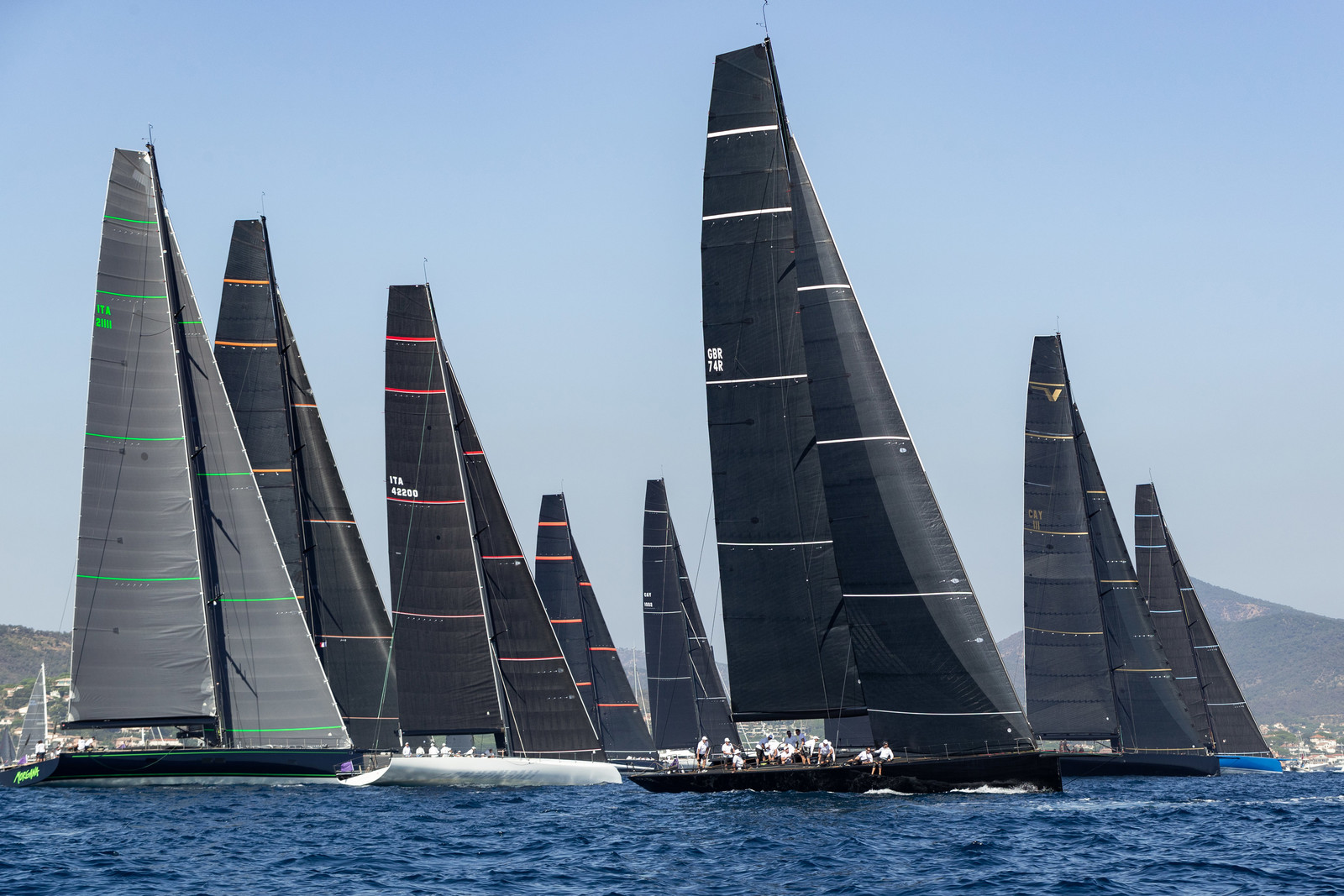 30 09 2023, Saint-Tropez (FRA,83), Les Voiles de Saint-Tropez 2023, Race day 1 for Maxi Yachts 30 09 2023, Saint-Tropez (FRA,83), Les Voiles de Saint-Tropez 2023, Race day 1 for Maxi Yachts